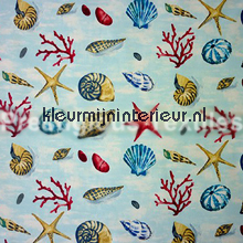 Sea shells curtains 5912-715 boys Prestigious Textiles